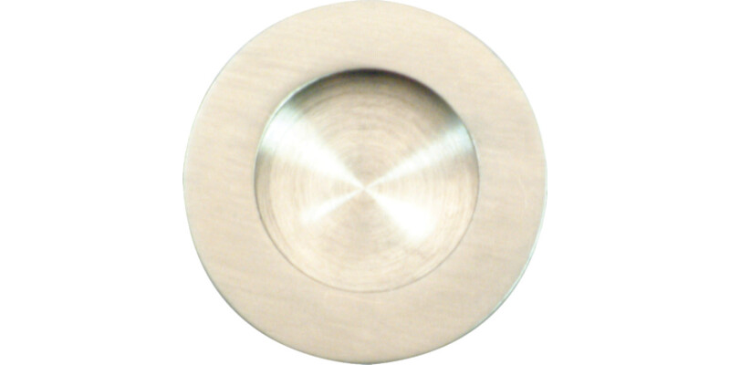 Flush Pull Handle, &Oslash; 65 mm, Stainless Steel