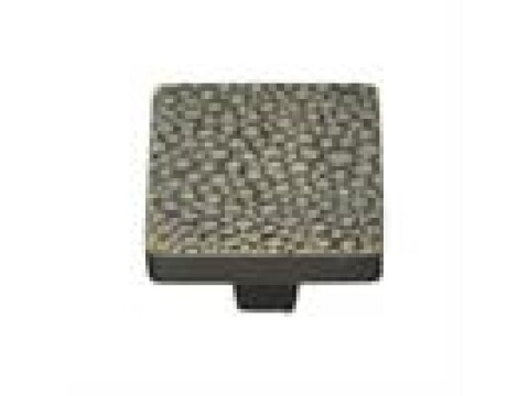 Heritage Brass Cabinet Knob Square Stingray Design