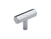 Heritage Brass Cabinet Knob Hexagon Bar Design 41mm Length