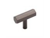 Heritage Brass Cabinet Knob Hexagon Bar Design 41mm Length