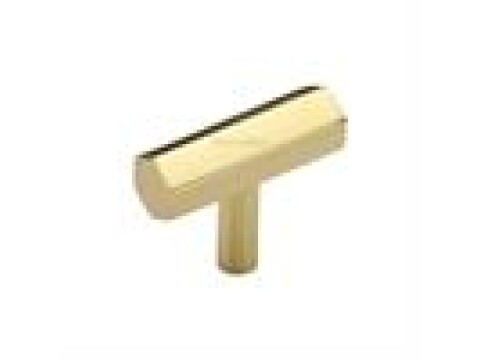 Heritage Brass Cabinet Knob Hexagon Bar Design 41mm Length