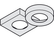 Loox LED2025/2026 Bezel Rnd SM 12V Slv