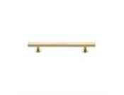 Heritage Brass Cabinet Pull Square Design with Footings