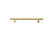 Heritage Brass Cabinet Pull Square Design with Footings