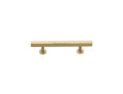 Heritage Brass Cabinet Pull Square Design with Footings