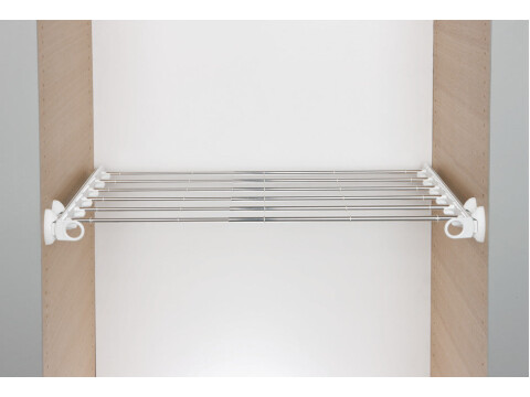 Pull Out Trouser Rack, Adjustable, Aluminium and Plastic