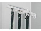 W/Robe PO Belt Rack 500mm 8 Belts Black