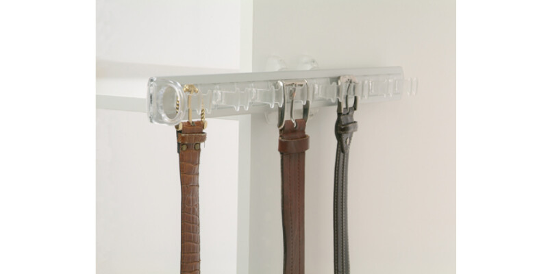 W/Robe PO Belt Rack 500mm 8 Belts Black