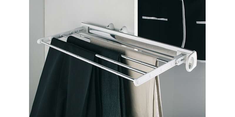 W/Robe PO Trouser/Tie Rack 505mm White