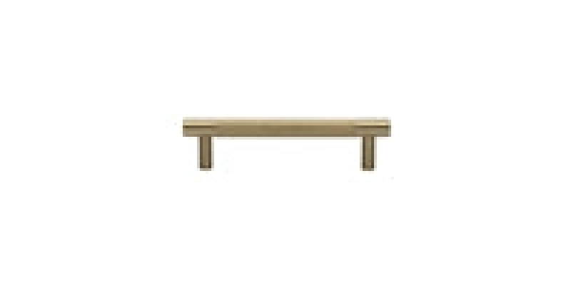Heritage Brass Cabinet Pull Partial Knurl Design