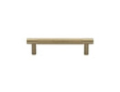 Heritage Brass Cabinet Pull Partial Knurl Design