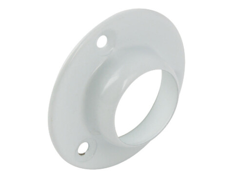 Wardrobe Rail Socket, Deluxe, for use with &Oslash; 25 mm Rail, Steel