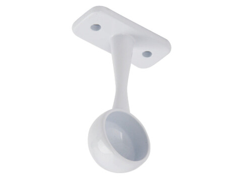 Rail End Bracket, &Oslash; 19 mm, Zinc Alloy