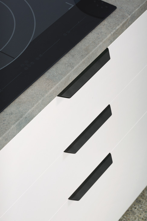 Vann Pull Hdl ZA Matt Blk 128mm cc