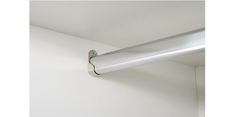 Wardrobe Rail, Packed Set for Single or Double Wardrobes