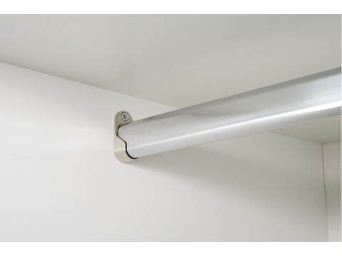 Wardrobe Rail, Packed Set for Single or Double Wardrobes