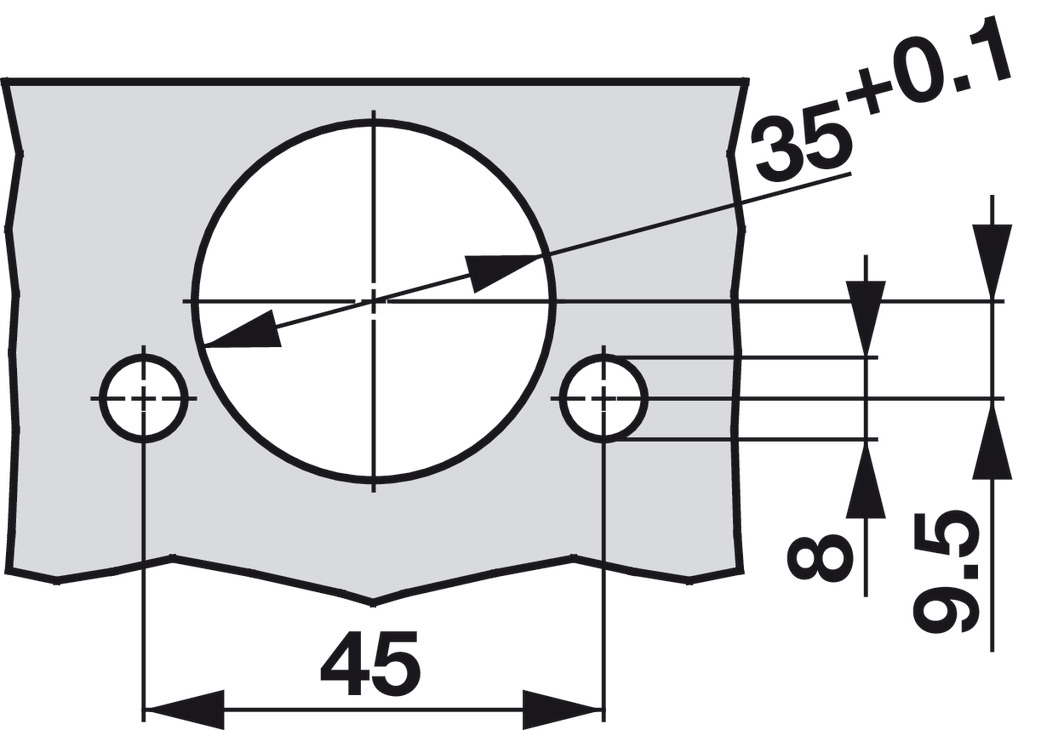 Tiomos 110D Hinge Clk HO Imp w SC NP