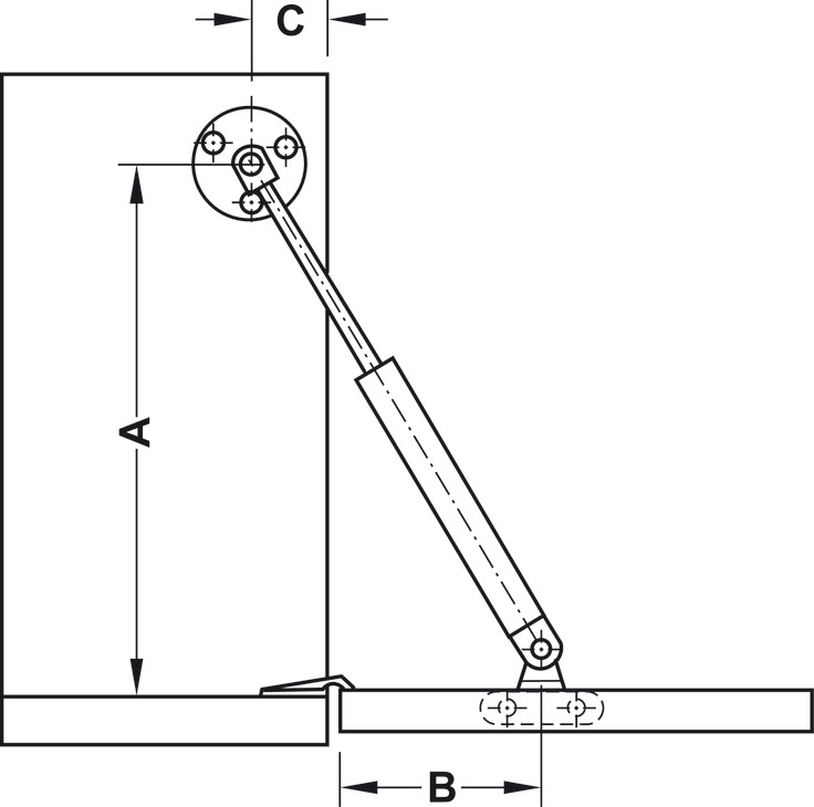 Gas Filled Piston Rods 90-110D SNP 80N