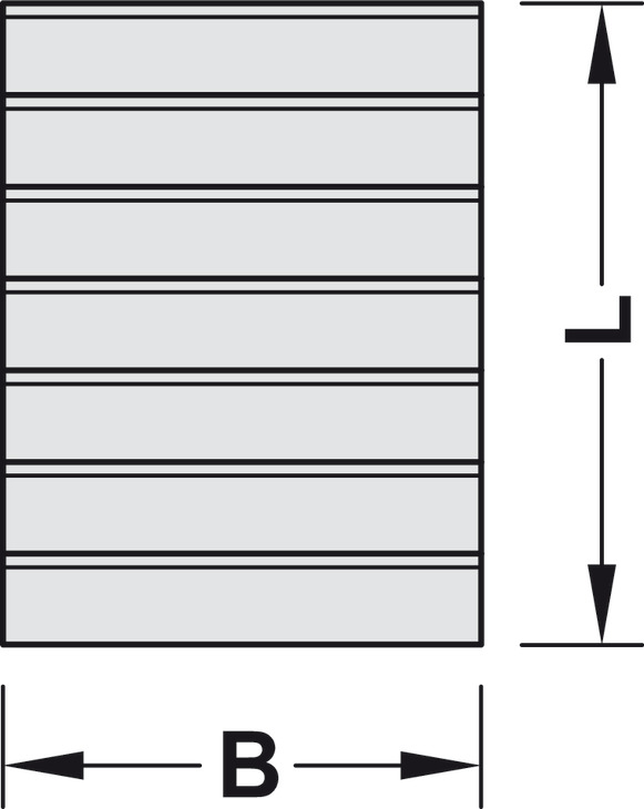 Tambour Door R.Shutter 1200x1620mm PlGry