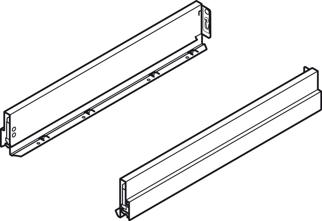 NPS Drw Sides 90/500mm Zir 1pr
