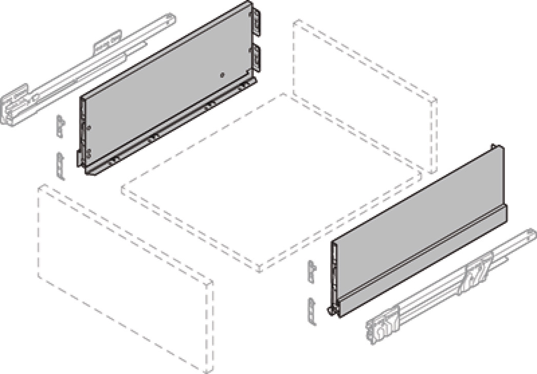 NPS Drw Sides 186/270mm Zir 1pr