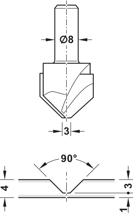AluSplash Int Crn Profile 750mm Alu Ant