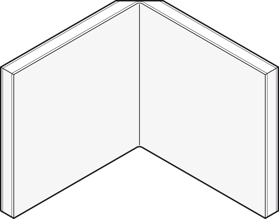 AluSplash Int Crn Profile 750mm Alu Slv