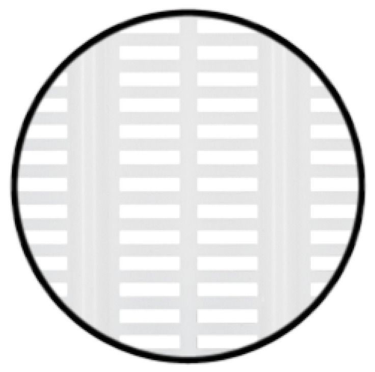 Vent Trim RM D65mm Nail-in Pl Black
