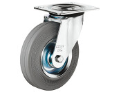 D100mm Castor Fixed wo Brake PL Galv