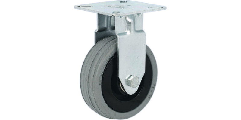 Single Wheel Castor, Swivel, with or without Brake, Wheel &Oslash; 50-75 mm, Plate Fixi