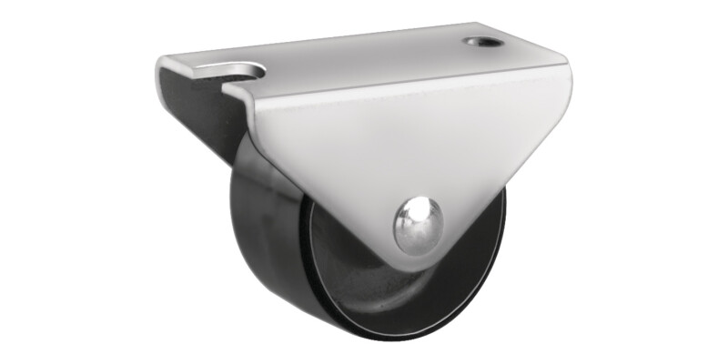 D45mm Castor Fixed wo Brake PL Galv