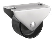 D45mm Castor Fixed wo Brake PL Galv