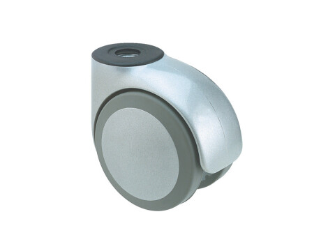 Swivel Twin Wheel Castor, without Brake, &Oslash; 75 mm, Hooded