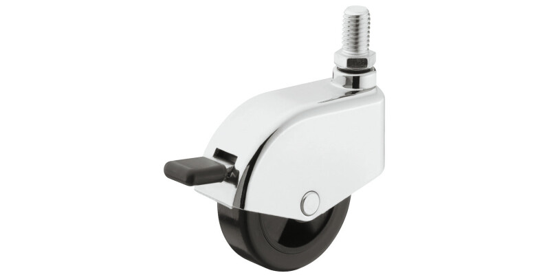 Enclosed Wheel Swivel Castor, &Oslash; 50 mm, Load Capacity 50 kg