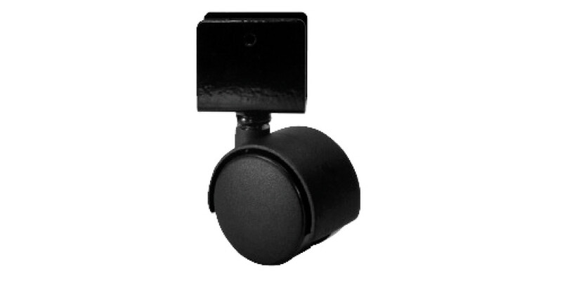 D50mm Twin Castor Swivel wo Brake M10 Bk
