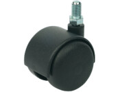 D50mm Twin Castor Swivel wo Brake PF Bk