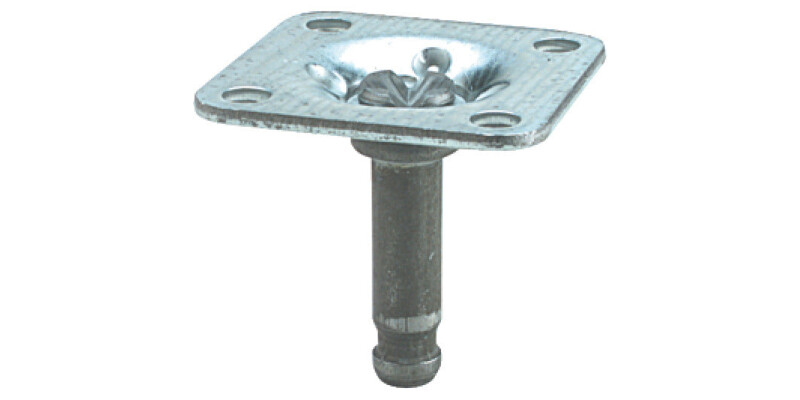 Pin for Castors, &Oslash; 8 mm, with 38 mm Mounting Plate