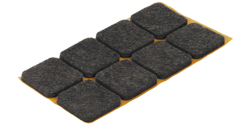 Felt Glide, Square, Self Adhesive