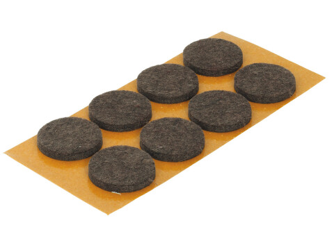 Felt Glide, Round, Self Adhesive