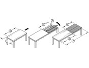 Extend Table Runners 90kg 740mm St Galv