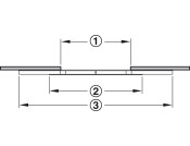 Extend Table Runners 60kg 850mm St Galv