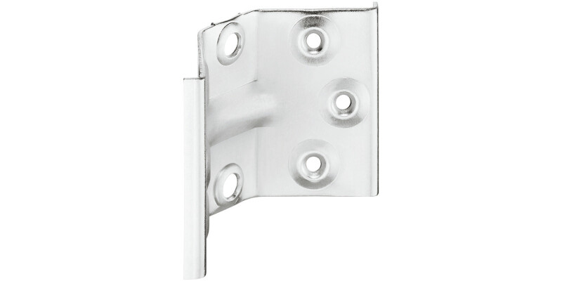 Corner Brace, for Attaching Table Legs to Table Frame, Height 70 mm, Steel