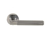 Alexander and Wilks Spitfire Reeded Lever on Round Rose - Pair