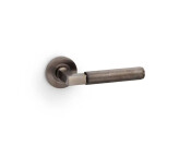 Alexander and Wilks Hurricane Knurled Lever on Round Rose - Pair
