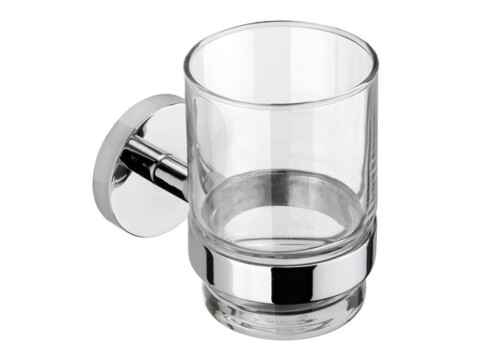 Tumbler and Holder, Height 67.5 mm x Width 95 mm x Depth 105 mm, Romsey