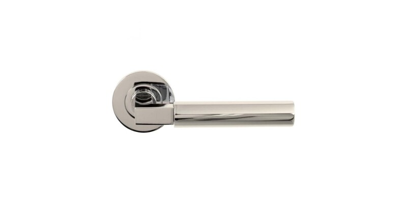 Alexander and Wilks Hurricane Plain Lever on Round Rose - Pair