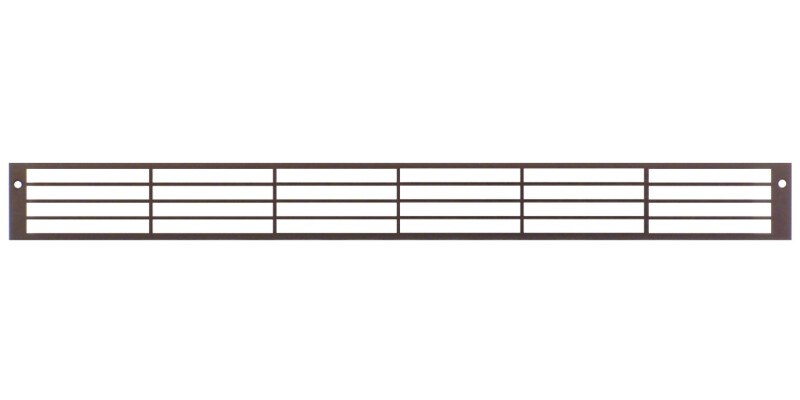 Vent Grille RM 570x57mm Alu Slv F1
