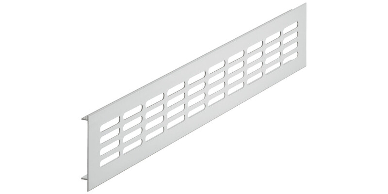 Ventilation Grille, for Recess Mounting, Height 100 mm, Recessed Height 86 mm, F