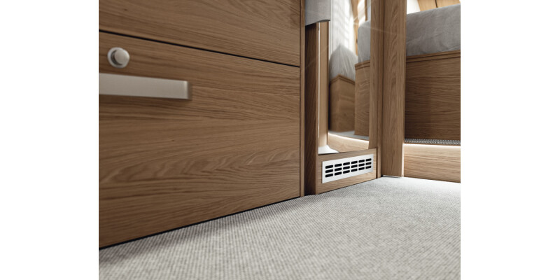 Vent Grille RM 500x60mm Alu Slv F1