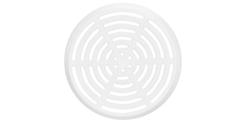 Ventilation Trim, for Recess Mounting, Slotted, &Oslash; 65 mm, Plastic